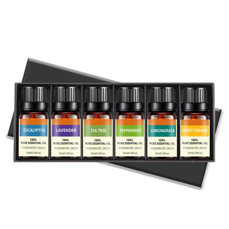 HKM-080979 Essential Oil Aromatherapy Diffuser Humidifier - Lavender, Rose, Sandalwood Blend, 10ml Liquid Set