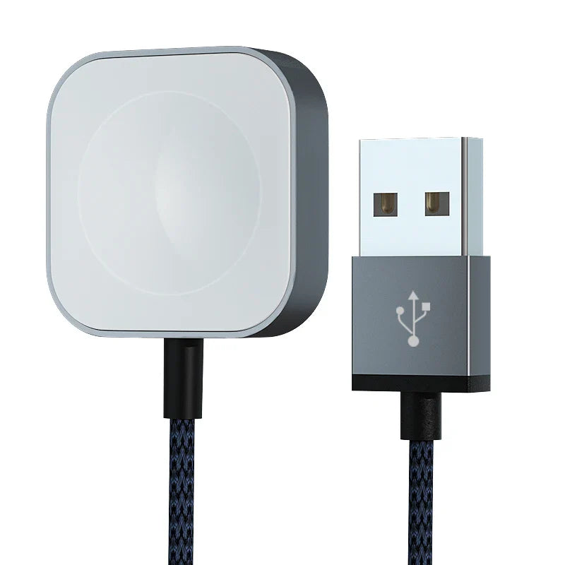 HKM-081043 5W Magnetic Wireless Charger for Apple Watch - Fast USB Charging Cable