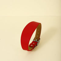 HKM-0810685 Casual Adjustable Pet Collar in Monochrome Colors - Black, Red, Light Green, Gray, Light Blue, Light Pink