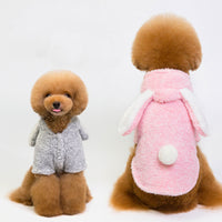 HKM-0811069 Casual Solid Color Double-Sided Velvet Dog Clothing for All Sizes