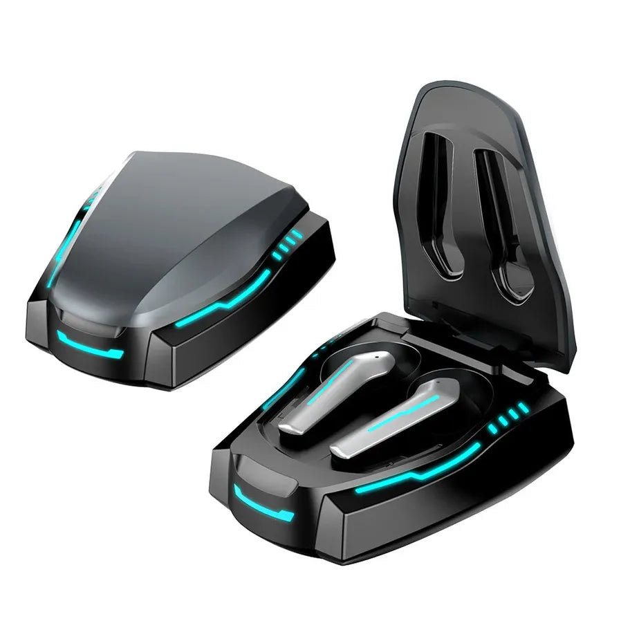 HKM-081299 Wireless Gaming Headset with Noise Cancelling Earbuds - TWS In-Ear Earphones for Handsfree Gaming