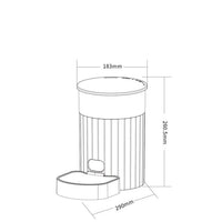 HKM-0814653 Automatic Cat Feeder with WiFi Connectivity - White, PP Material