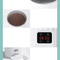 HKM-0814653 Automatic Cat Feeder with WiFi Connectivity - White, PP Material