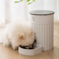HKM-0814653 Automatic Cat Feeder with WiFi Connectivity - White, PP Material