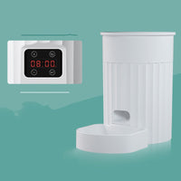 HKM-0814653 Automatic Cat Feeder with WiFi Connectivity - White, PP Material
