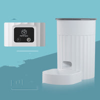 HKM-0814653 Automatic Cat Feeder with WiFi Connectivity - White, PP Material