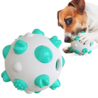 HKM-081491 Dog Teething Chew Ball for Dental Health, Interactive Play, and Anxiety Relief