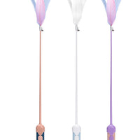 HKM-0815293 Feather Cat Teasing Stick with Laser – Cat Play Rod in Indigo, Blue, and Pink Purple