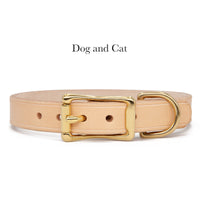 HKM-0816445 Custom Handcrafted Leather Dog Tag Holder with Brass Accents