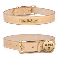 HKM-0816445 Custom Handcrafted Leather Dog Tag Holder with Brass Accents