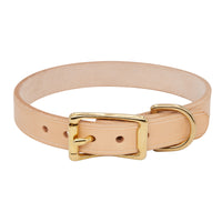 HKM-0816445 Custom Handcrafted Leather Dog Tag Holder with Brass Accents