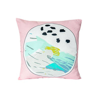 HKM-081683 Geometric Pattern Polyester Peachskin Pillowcase - Creative Nordic Style Cover in Various Colors