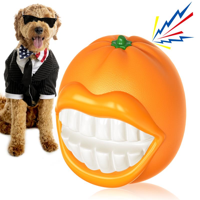 HKM-0817085 Durable Interactive Squeaky Dog Toy with Built-in Sound Whistle for Medium to Large Chewers