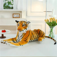 HKM-081747 Simulated Tiger Plush Toy for Children - Cute and Delicate Home Décor Companion