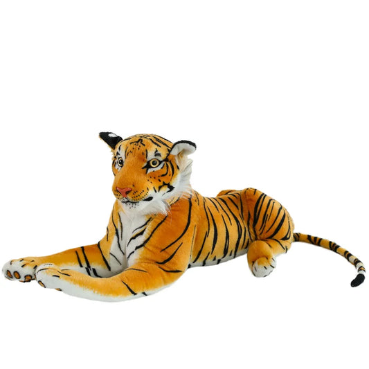 HKM-081747 Simulated Tiger Plush Toy for Children - Cute and Delicate Home Décor Companion