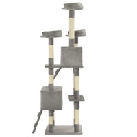 HKM-0817725 Luxury Cat Tree with Sisal Scratching Posts, Cozy Hideaways, 170 cm Height