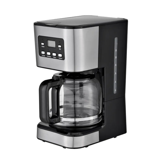 HKM-081875 12-Cup Permanent Filter Drip Coffee Maker for Household Use