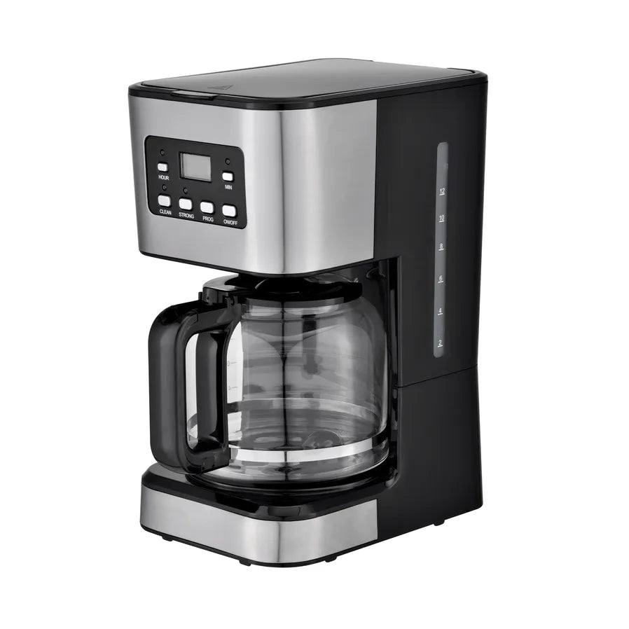 HKM-081875 12-Cup Permanent Filter Drip Coffee Maker for Household Use