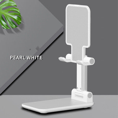 HKM-082003 Telescopic Metal Desktop Bracket for Phones and Tablets - Black/Silver