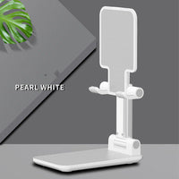 HKM-082003 Telescopic Metal Desktop Bracket for Phones and Tablets - Black/Silver