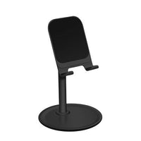 HKM-082003 Telescopic Metal Desktop Bracket for Phones and Tablets - Black/Silver