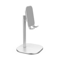 HKM-082003 Telescopic Metal Desktop Bracket for Phones and Tablets - Black/Silver