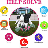 HKM-0821693 Durable Chew Toy for Dogs – Natural Rubber & Nylon for Teeth Cleaning, Exercise, and Interactive Play