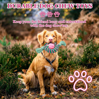 HKM-0821693 Durable Chew Toy for Dogs – Natural Rubber & Nylon for Teeth Cleaning, Exercise, and Interactive Play