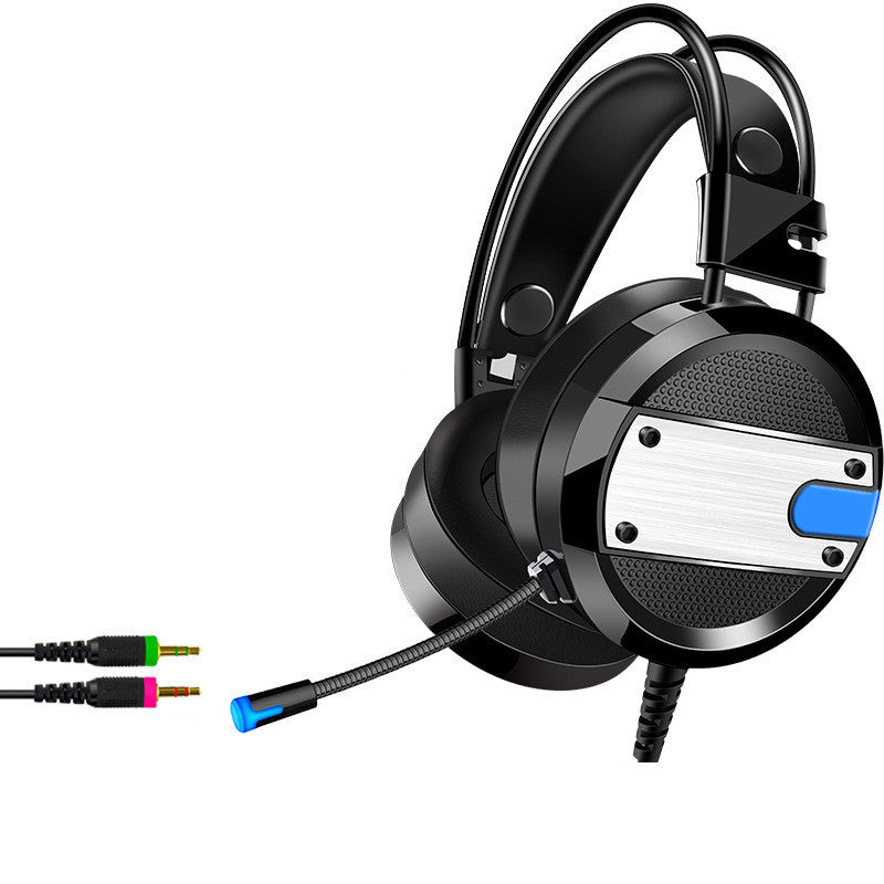HKM-082195 Wired Headset with Microphone, Noise-Cancelling Earmuffs, 3.5mm Plug, 20-20000 Hz Frequency Range