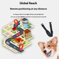 HKM-0822205 Pet GPS Tracker Collar with Anti-Loss Alarm for Dogs and Cats, Bluetooth 5.0, Remote Location Notifications