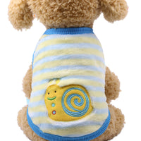 HKM-0822589 Winter Cartoon Flannel Sleeveless Dog Clothes for Small Pets