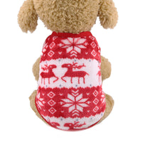 HKM-0822589 Winter Cartoon Flannel Sleeveless Dog Clothes for Small Pets