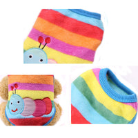 HKM-0822589 Winter Cartoon Flannel Sleeveless Dog Clothes for Small Pets