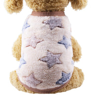 HKM-0822589 Winter Cartoon Flannel Sleeveless Dog Clothes for Small Pets