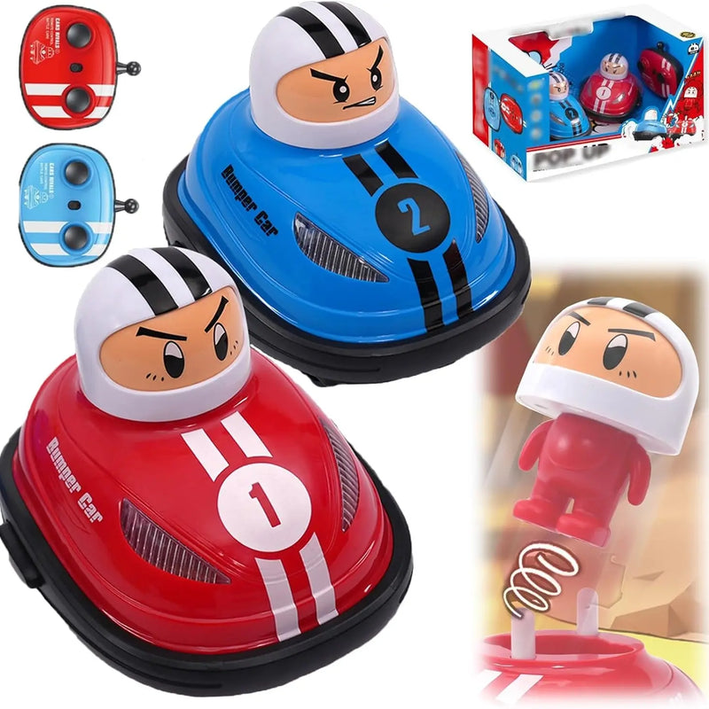HKM-082259 Electric Remote Control Bumper Car Toy for Kids - 2.4G Indoor & Outdoor Play, Ages 2-13