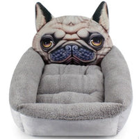 HKM-0824253 Cozy Plush Cat and Dog Kennel Mat in Various Animal Designs