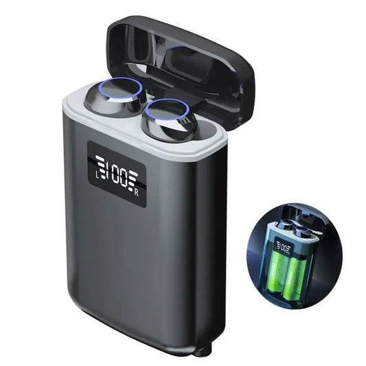 HKM-082451 Wireless Earbuds with Power Bank Function - IPX7 Waterproof Mini Stereo In-Ear Headphones with 4000mAh Battery