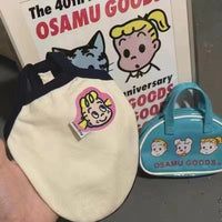HKM-0824765 Pet Sling Vest for Cats - Cute Cartoon Design in Blue and Red, Acrylic Material