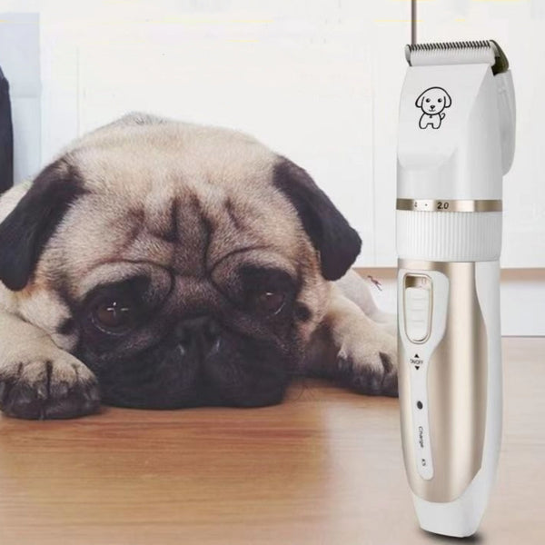 HKM-0826045 Electric Pet Clipper for Cats and Dogs with Stainless Steel Ceramic Blades and Accessories