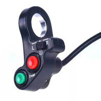 HKM-082643 Motorcycle Electric Vehicle Switch Modification Control Panel with Multi-Function Buttons