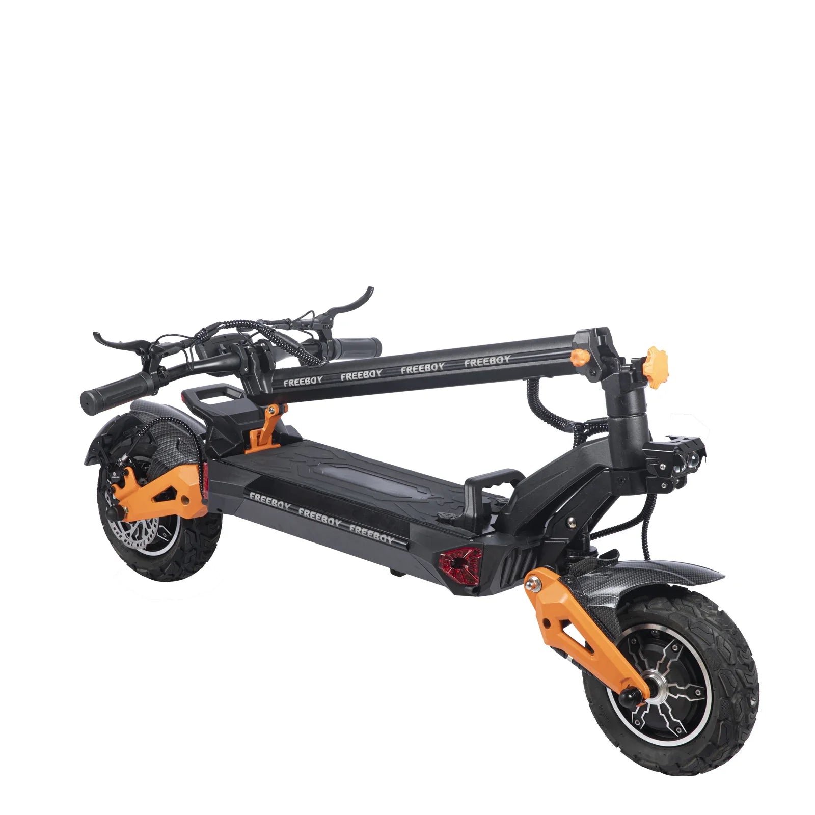 HKM-082643 Powerful 60V Electric Scooter with Dual Motor, 10-Inch Fat Tires, and 60-65km Range