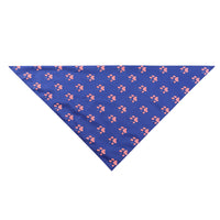 HKM-0827581 American Flag Pet Drool Scarf - Graffiti Design, Soft Polyester for All Seasons