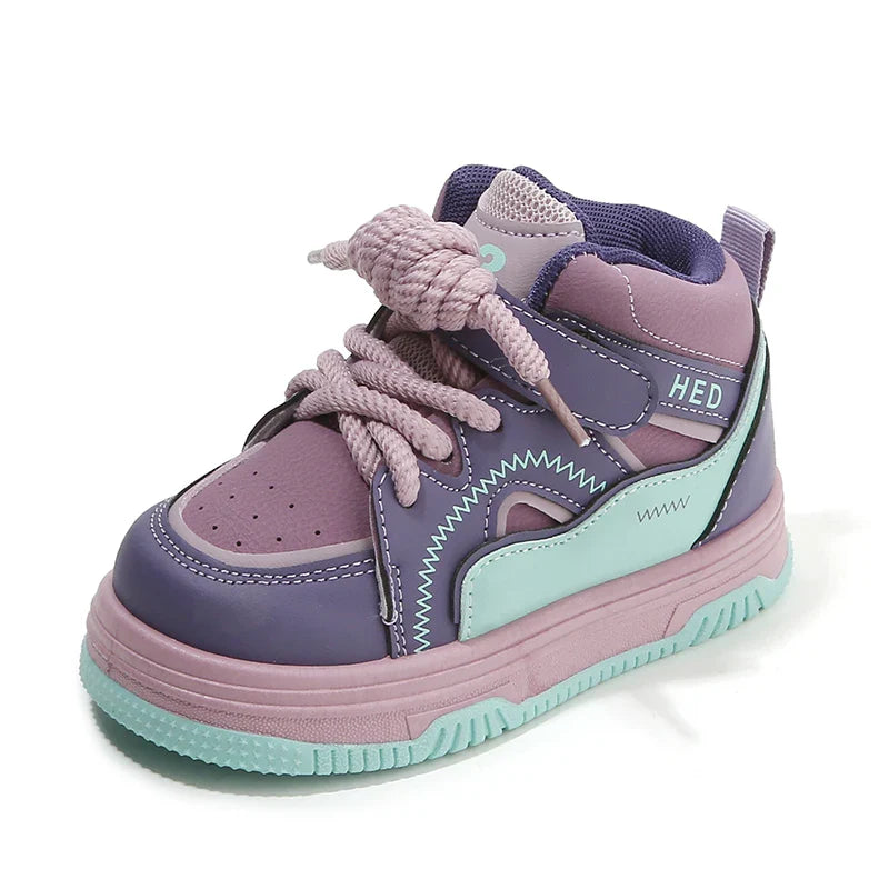 HKM-082835 Kids Sports Shoes Fashion Children Running Sneakers Casual Shoes for Boys Girls Perfect Gift for Outdoor Students Winter Season