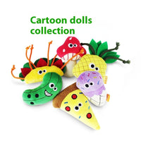HKM-0828605 Catnip Plush Toy with Polygonum Multiflorum Design for Molar Chewing and Play