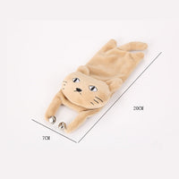 HKM-0829629 Cute Plush Cat, Rabbit, and Red Panda Toys with Bell Sound – Perfect for Playful Pets