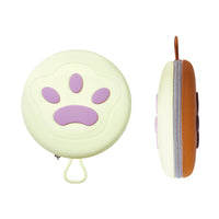 HKM-0830141 Integrated Folding Pet Double Bowl with Eco-Friendly Silicone in Brown, Beige, Pink, and Rice Colors