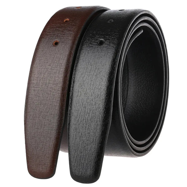 HKM-083155 Perforated Men's Needle Belt with Small Cross Pattern - Model LY34-348