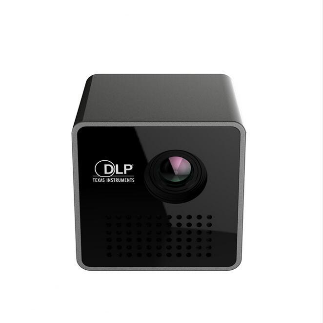 HKM-083155 Wireless Mini Projector with Built-in WiFi, DLP Display, 640x360 Resolution, LED Lamp, Compact Design