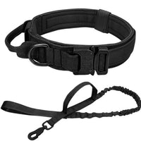 HKM-0831933 Tactical Nylon Dog Collar for Large Dogs ¨C Sizes M, L, XL in Black, Army Green, Khaki