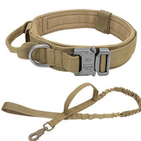 HKM-0831933 Tactical Nylon Dog Collar for Large Dogs ¨C Sizes M, L, XL in Black, Army Green, Khaki
